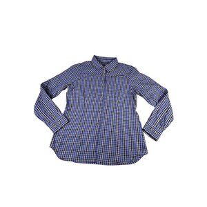 Orvis Trout Bum Plaid Shirt Purple Women's Small Pocket Fishing Hiking Outdoors